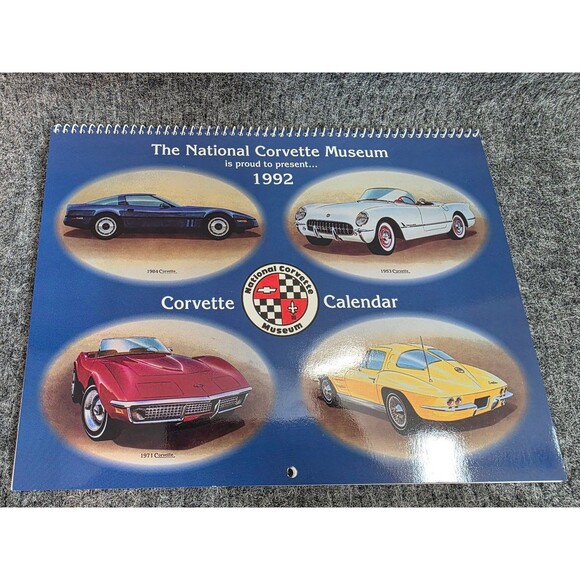 Vintage Corvette Ephemera Lot 1992 Calendar, Brochures & Cards USA - Picture 9 of 10